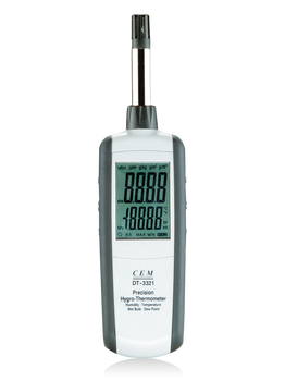 เครื่องวัดความชื้นและอุณหภูมิ cem dt-3321